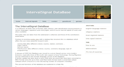 Desktop Screenshot of en.intervalsignals.org