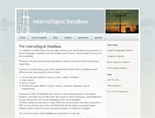 Tablet Screenshot of en.intervalsignals.org